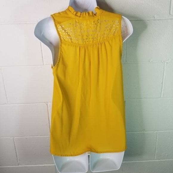 Maeve Anthropologie Luca laser cut sleeveless top - Picture 9 of 11